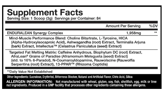 Innovapharm Enduralean – Thermogenic Fat Burner - Image 2