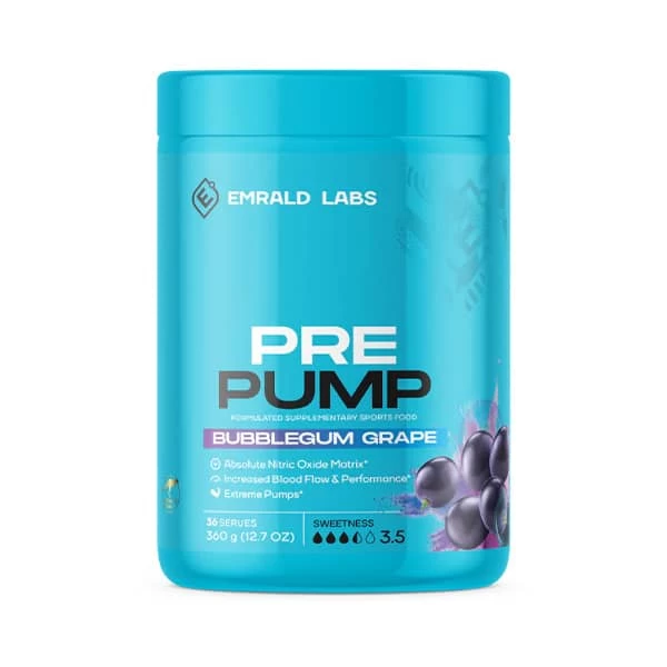 Emrald Labs Pre Pump – Stim Free Preworkout
