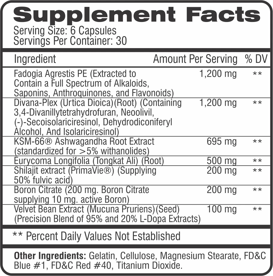 Competitive Edge Labs M-Test – Hardcore Natural Anabolic Testosterone Booster - Image 2
