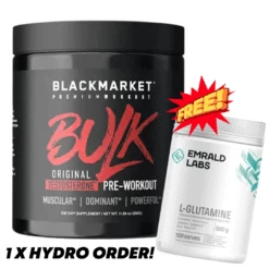 BLACKMARKET BULK Testosterone Boosting Preworkout