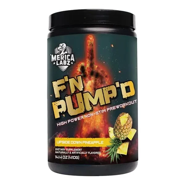 Merica Labz F’N Pump’d Stim Free Preworkout