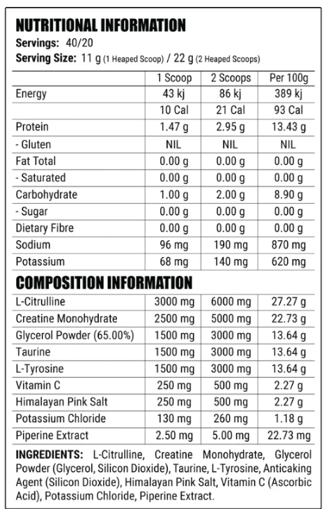 Faction Labs Disorder Bulge – Stim Free Pump Agent - Image 2