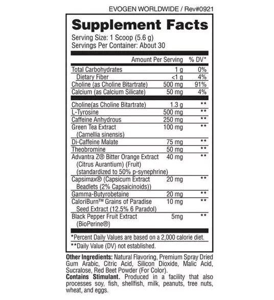 Evogen Lipocide IR – Thermogenic Fat Burner - Image 2
