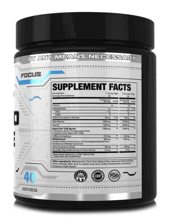 Black Talon Rapid Fire – Extreme Stimulant Preworkout - Image 2