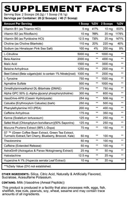 Panda Supps X Black Magic Sinister Preworkout - Image 2