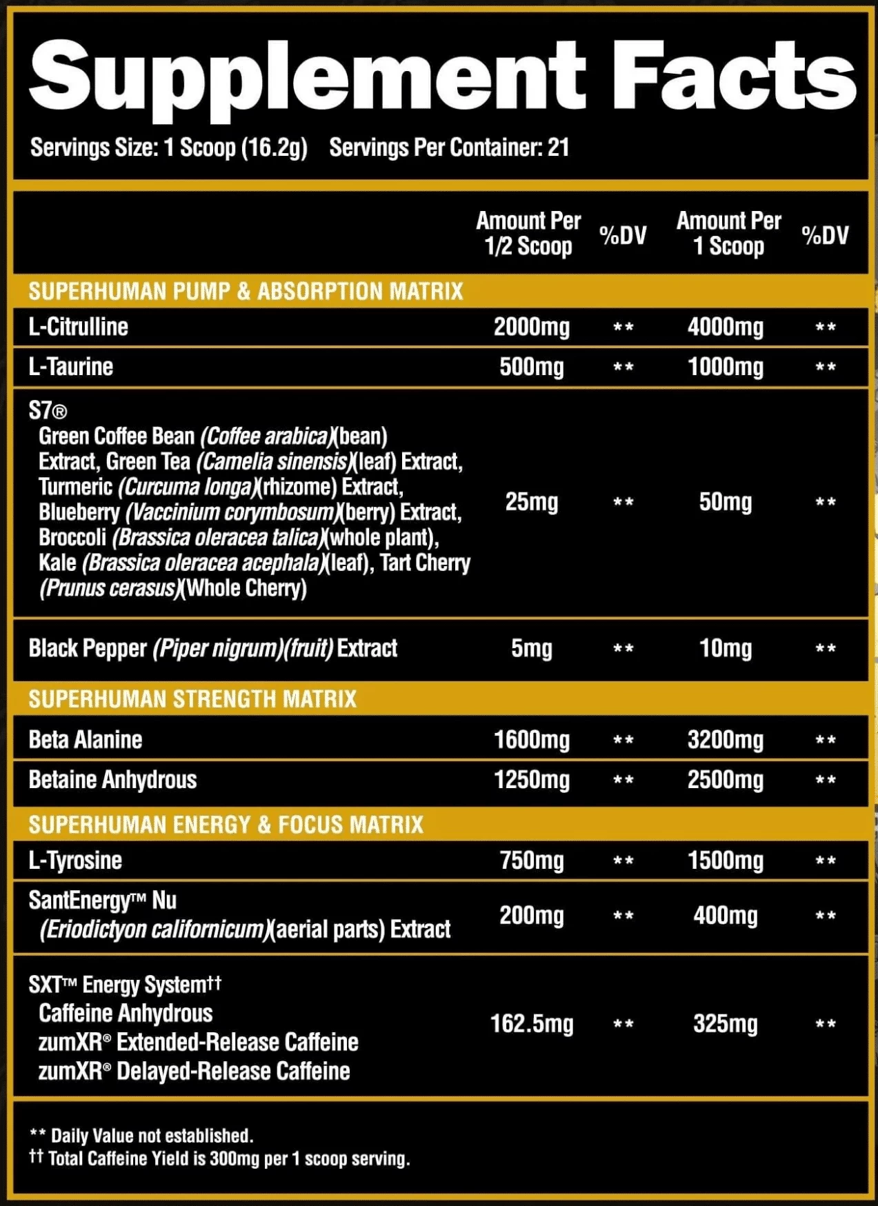 Alpha Lion SUPERHUMAN Pre – Preworkout - Image 2